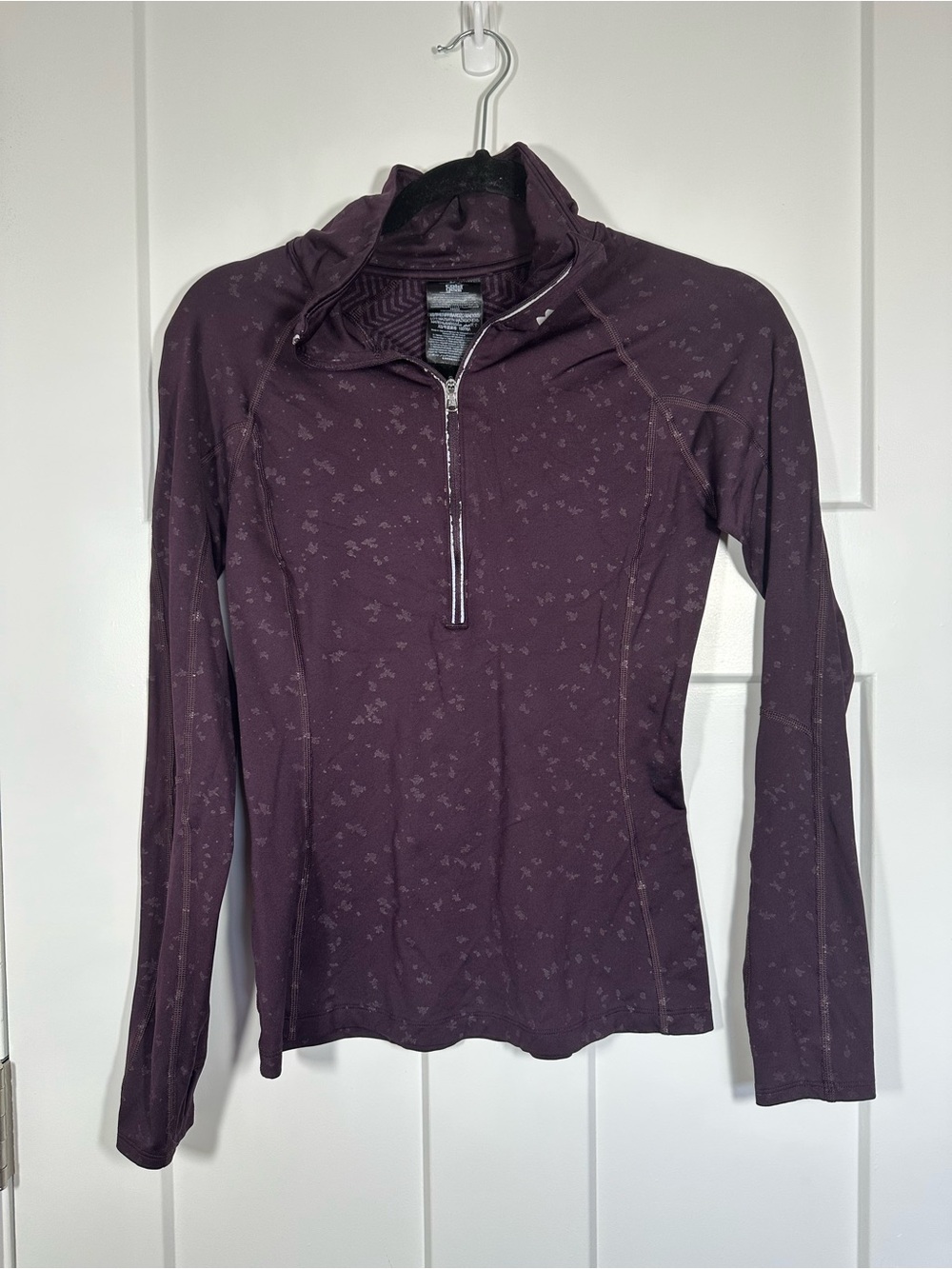 Under Armour Plum Half-Zip Long Sleeve Performance Top